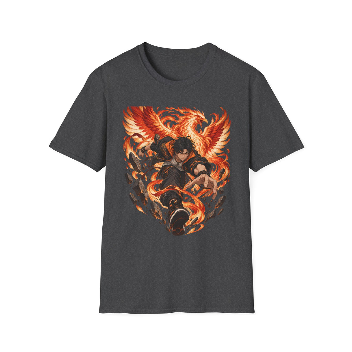 The Phoenix Warrior | Japanese Style | Anime Ninja T Shirt