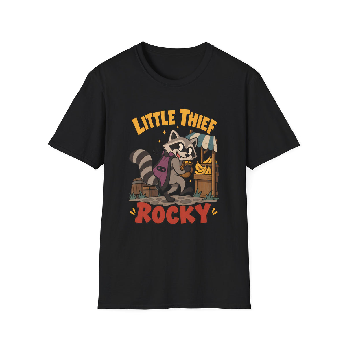 Little Thief Rocky T-Shirt - Cute OSRS Rocky Tee