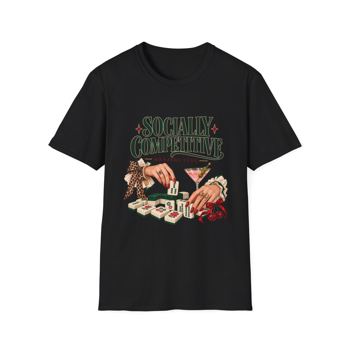 Mahjong Club | Socially Competitive | Vintage | Game Tee