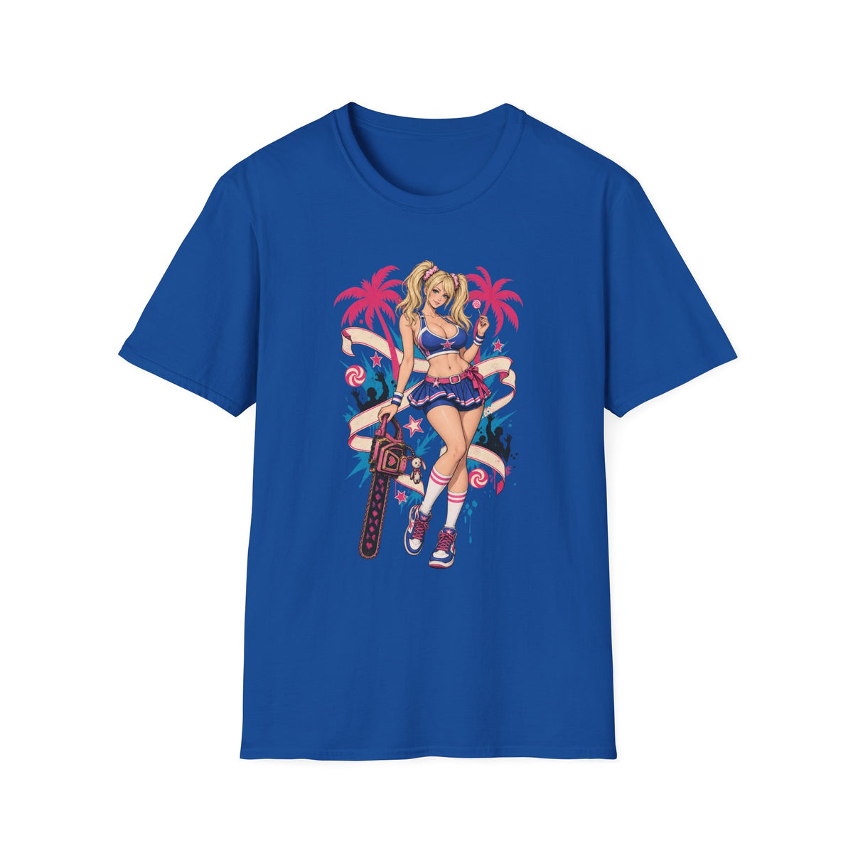 Juliet Starling | Lollipop Chainsaw | Retro Pin Up Girl | Beach Babe T-Shirt