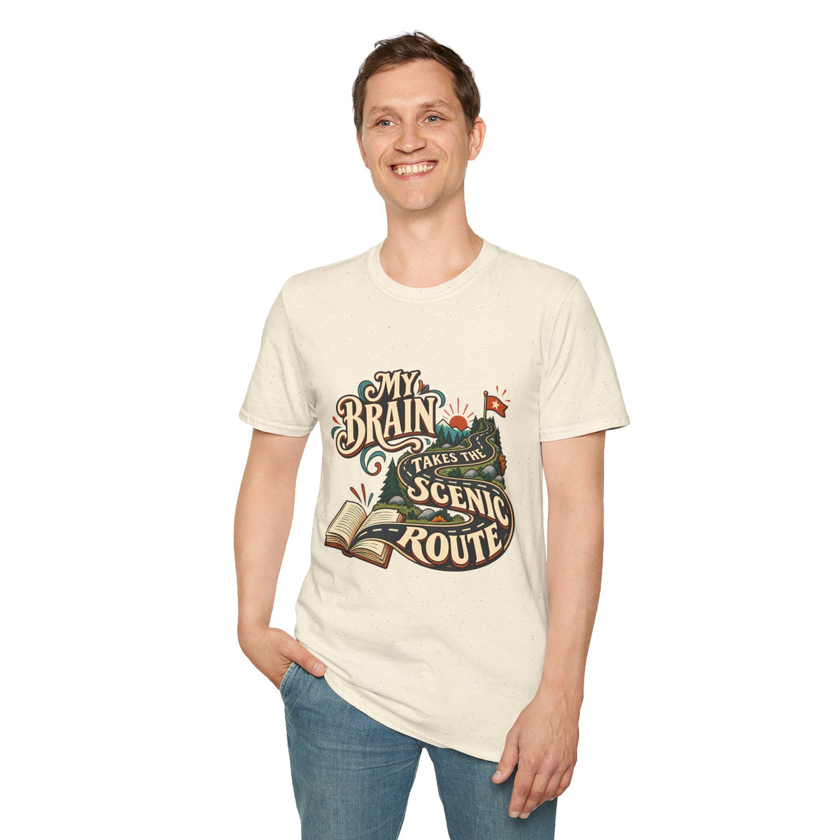 The Scenic Route | A Beautifully Different Mind | Neurodivergent Shirt