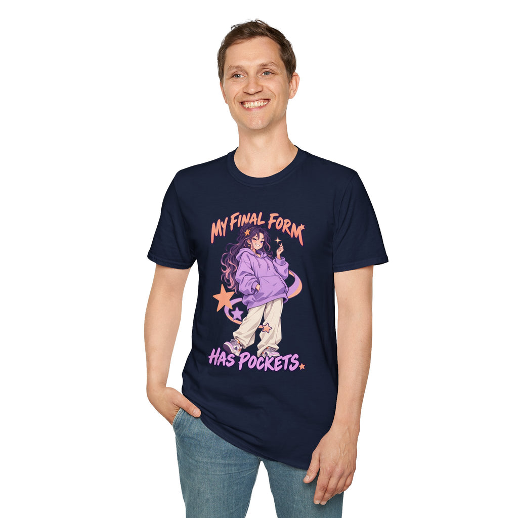 My Final Form Has Pockets | Cute Anime Girl Graphic Tee