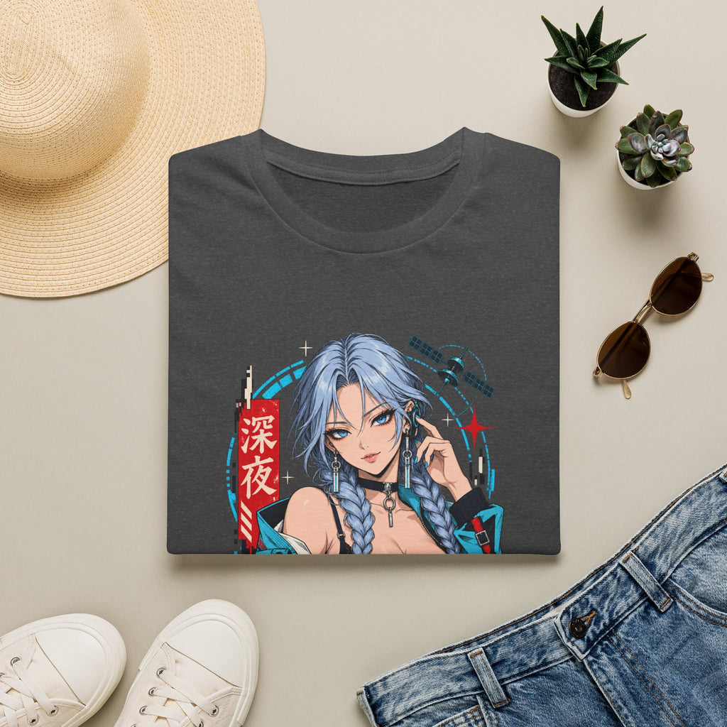 Ice | Sexy Anime Cyber Pin Up Girl Graphic T-Shirt