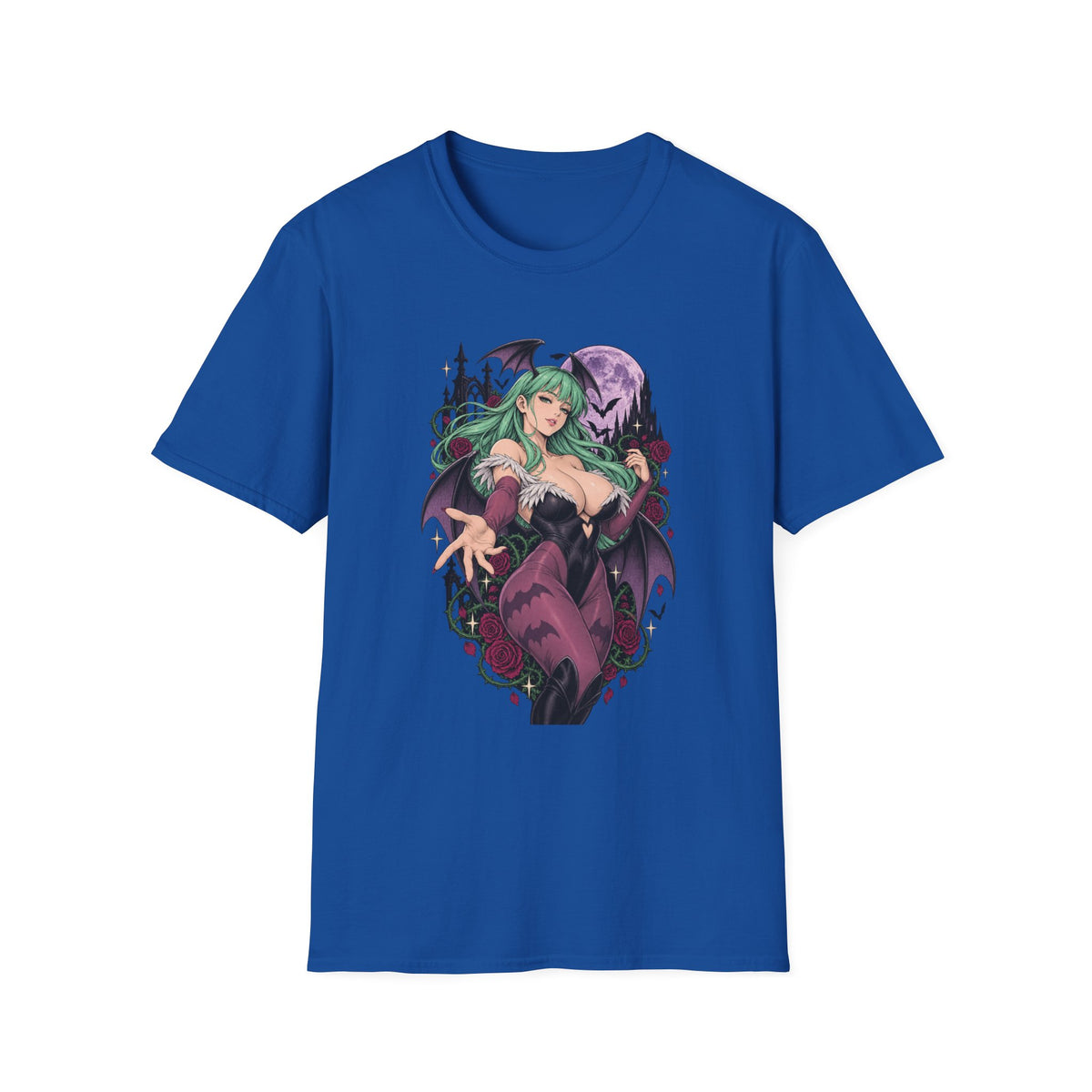 Morrigan | Sexy Succubus Pin Up Girl | Gothic Sorceress Halloween Gamer T-Shirt