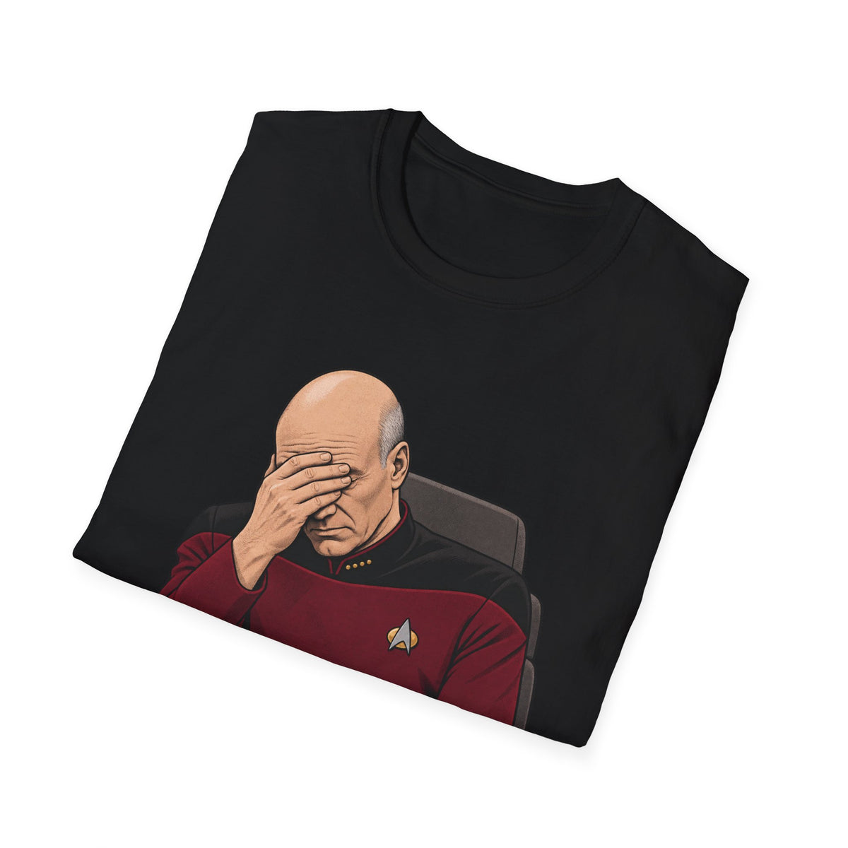 Facepalm The Final Frontier | Captain Picard | Meme | Graphic Tee