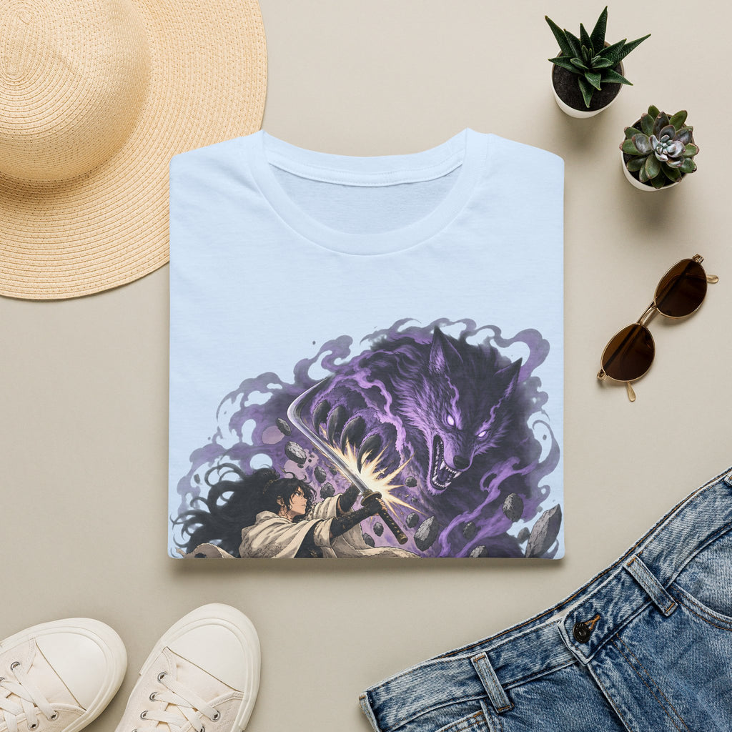Trial of the Wolf | Samurai Anime Storm Warrior T-Shirt