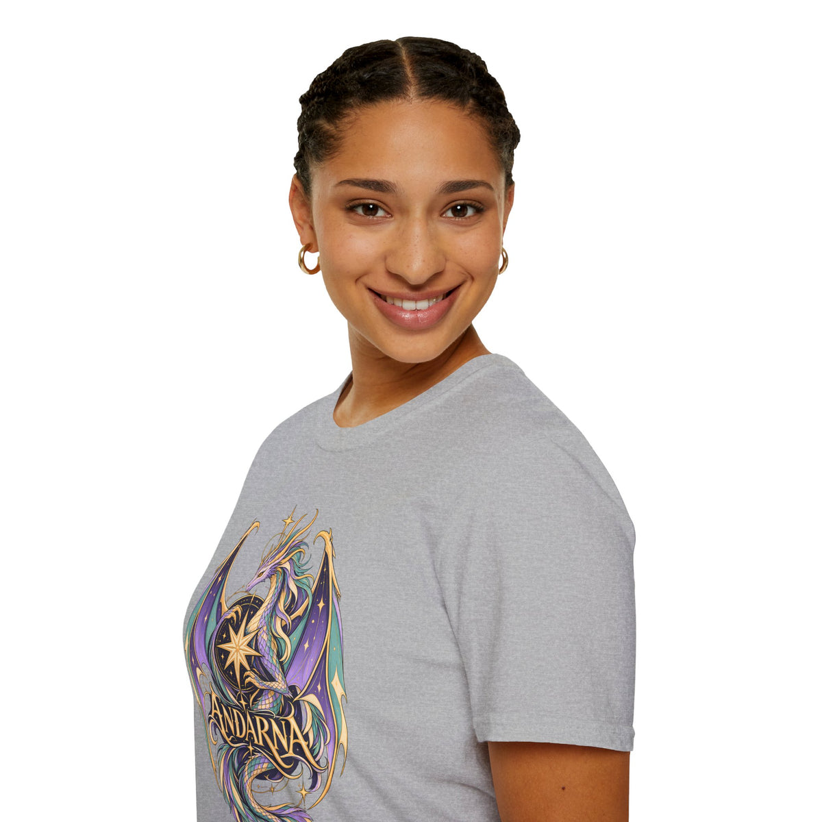 Andarna | Onyx Storm Dragon Graphic T-Shirt | Book Inspired