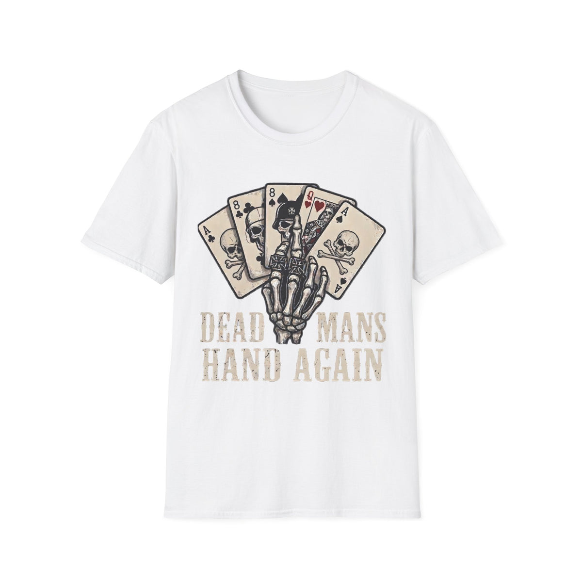Dead Mans Hand Motorhead Inspired Poker / Gambler T Shirt