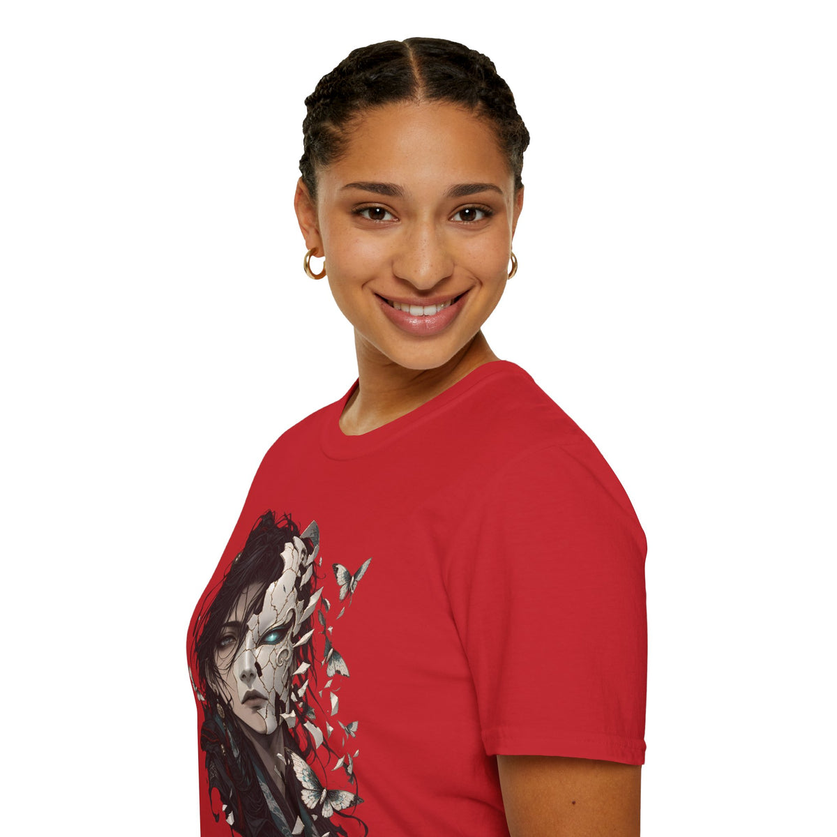 Mask Unfurls | Japanese Anime Style Mask Graphic Shirt