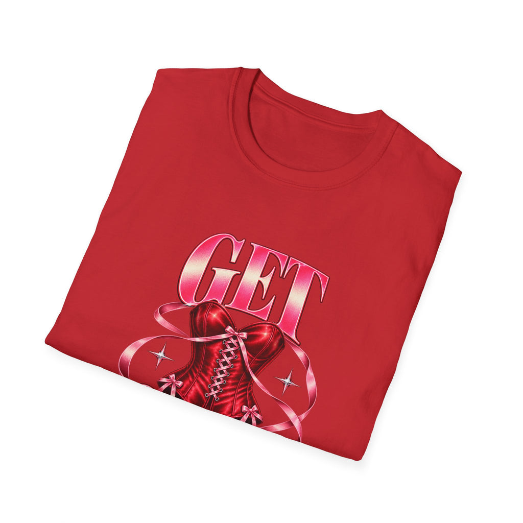 Get Sexy | Sugababes | Corset Retro Pink Y2K Vibe Graphic T Shirt