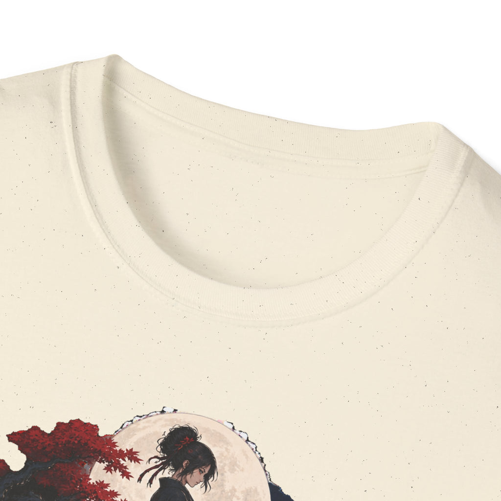 Reflection of a Monster | Moonlit Wolf Spirit T-Shirt | Samurai Silhouette Graphic Tee