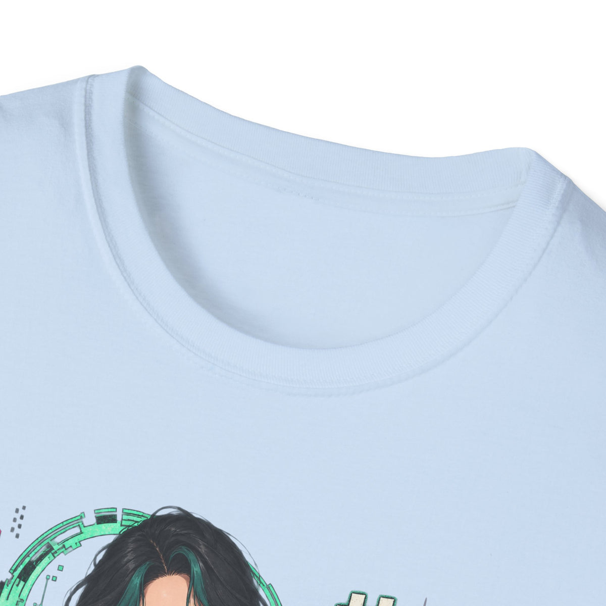 Jade | Sexy Anime Pin Up Girl | Waifu Graphic T‑Shirt