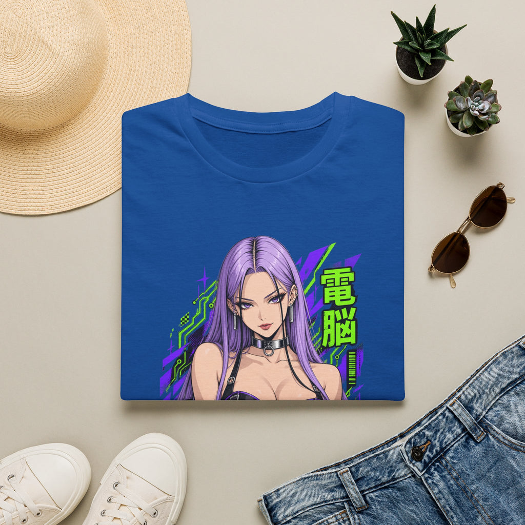 Violet | Anime Cyber Sexy Pin Up Girl T-Shirt