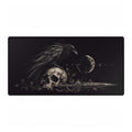 Mouse Mat | Gothic Raven & Skull | Dark Moon Gaming Desk Mat