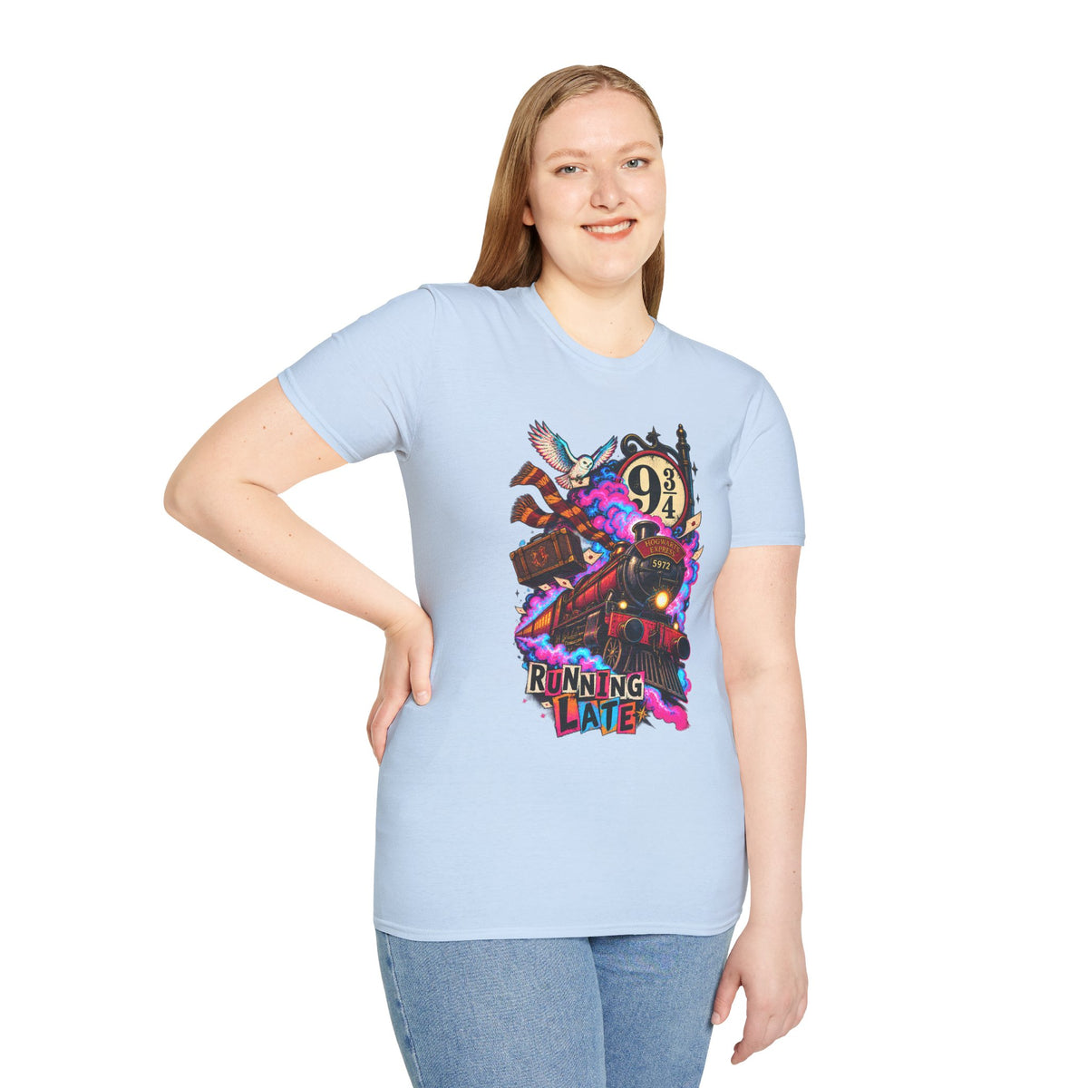 Running Late | Platform 9 and 3/4 | Harry Potter Graphic T-Shirt