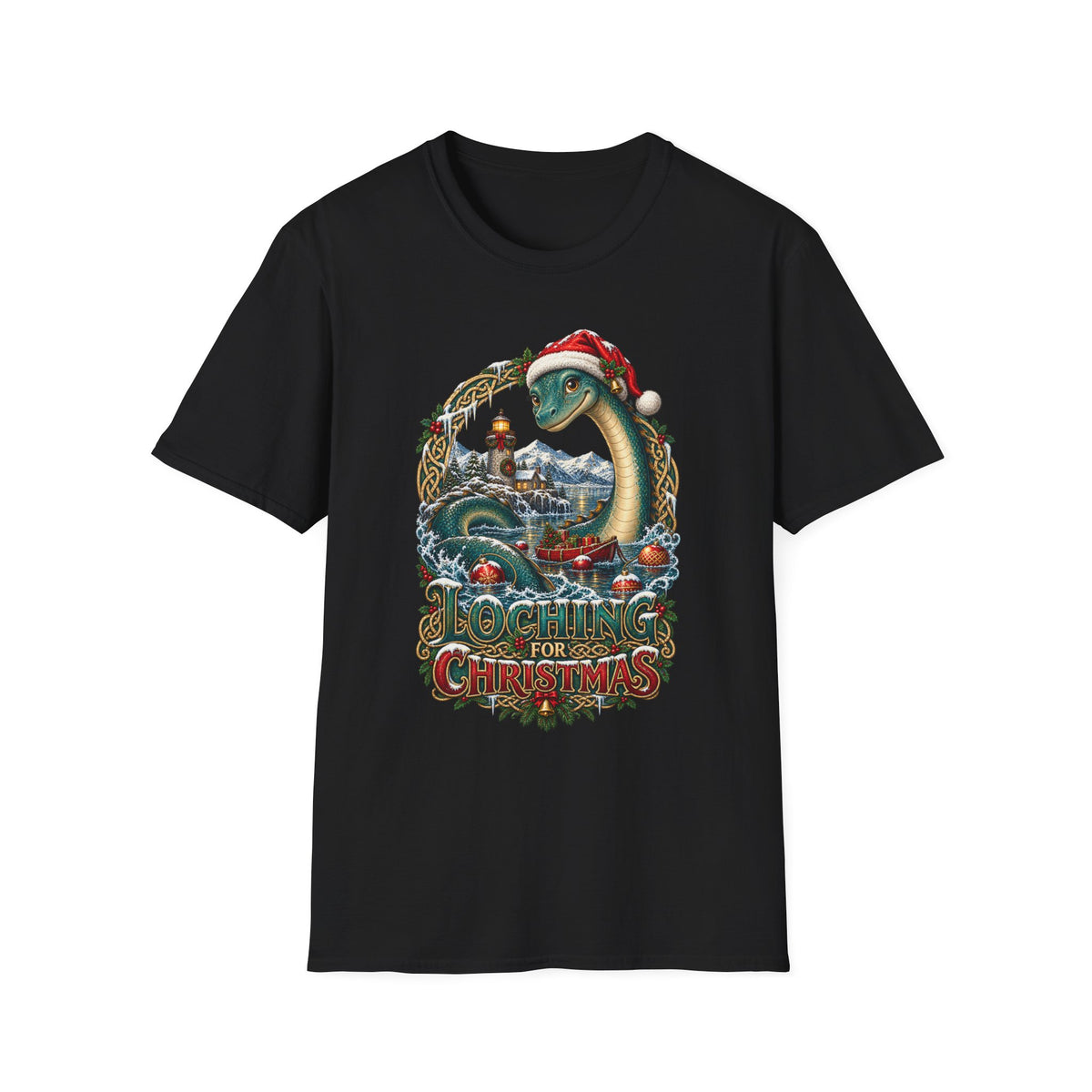 Lock Ness | Scottish Legend Christmas T-Shirt
