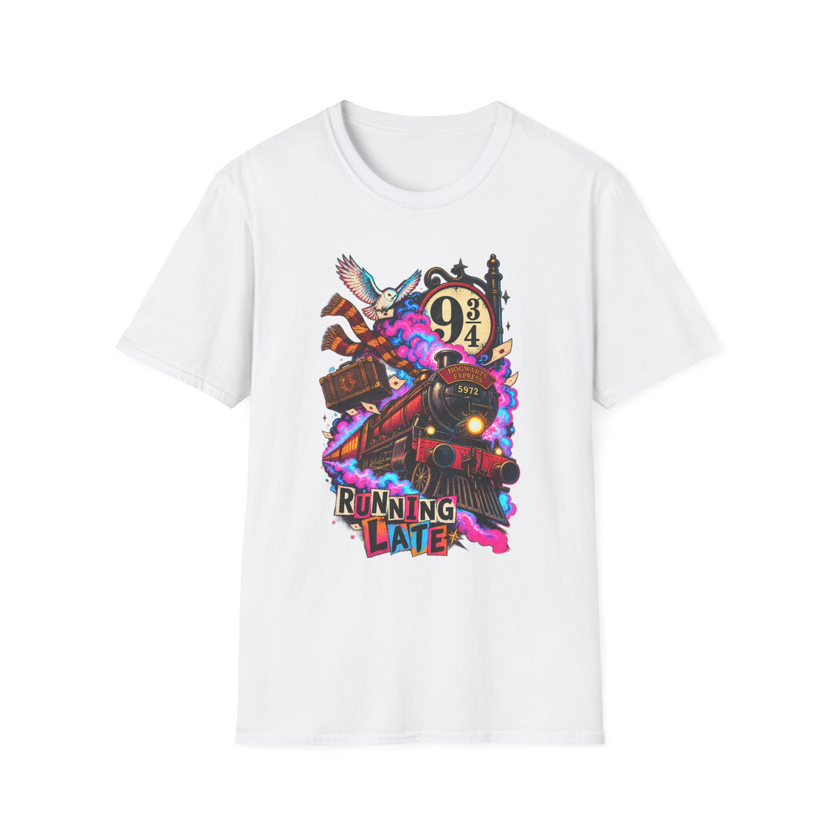 Running Late | Platform 9 and 3/4 | Harry Potter Graphic T-Shirt