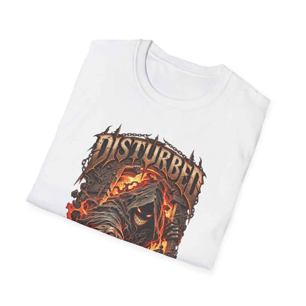 Disturbed | The Guy | Flaming Heavy Metal Band T-Shirt