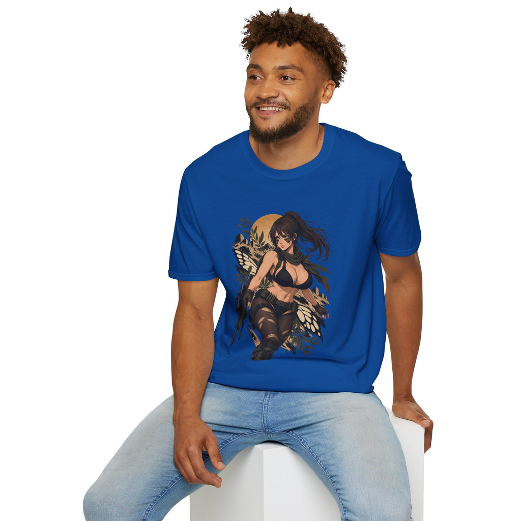 Quiet | Sexy Metal Gear Pin Up Girl | Anime Style Sniper Girl T-Shirt