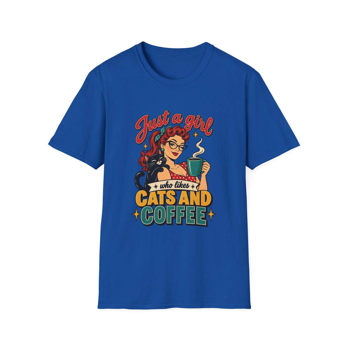 Just a Girl Who Likes Cats and Coffee Tee