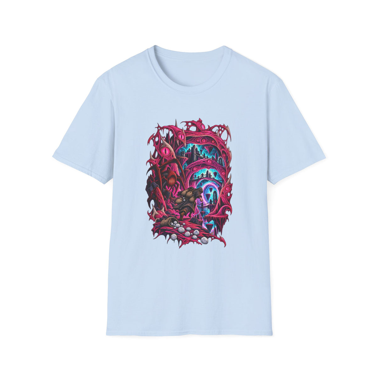 Abyssal Runecrafting | OSRS | Runescape | Psychedelic Portal Graphic T-Shirt