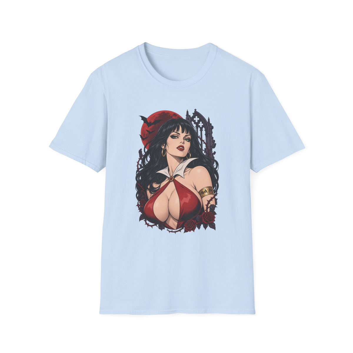 Vampirella | Sexy Halloween Vampire Pin Up Girl Sorceress Graphic T-Shirt