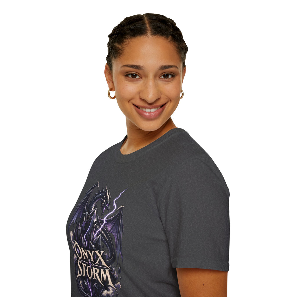 Onyx Storm | Fantasy Book Readers Dragon T-Shirt