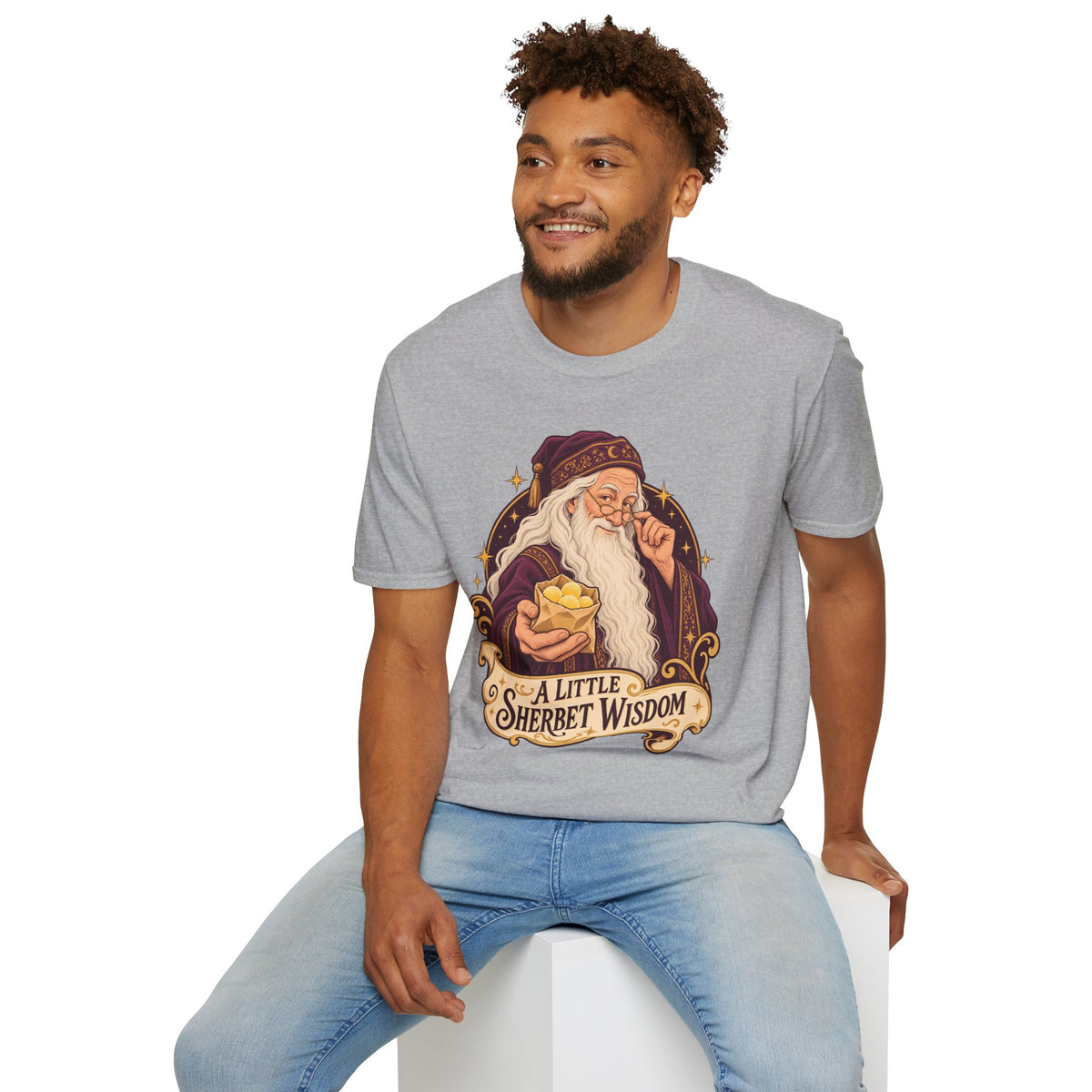Dumbledore | Sherbet Lemon? | Harry Potter Illustration T‑Shirt