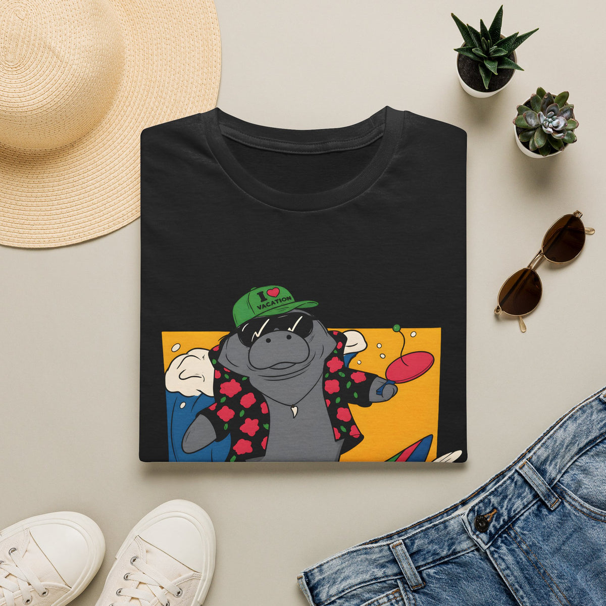 GTA 6 Inspired Jasons Summer Manatee T‑Shirt