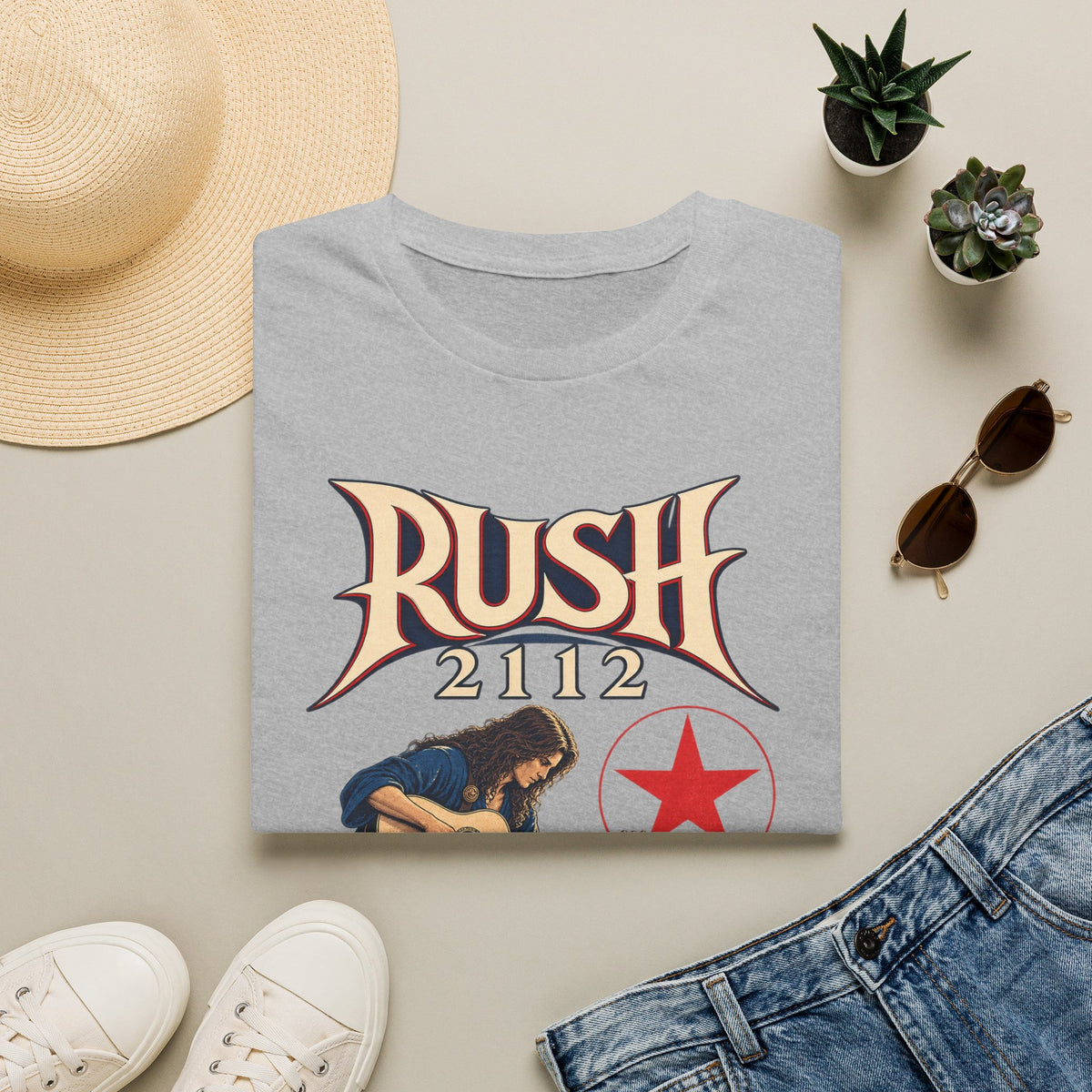 Rush | 2112 | Acoustic Guitar | Prog Band T-Shirt
