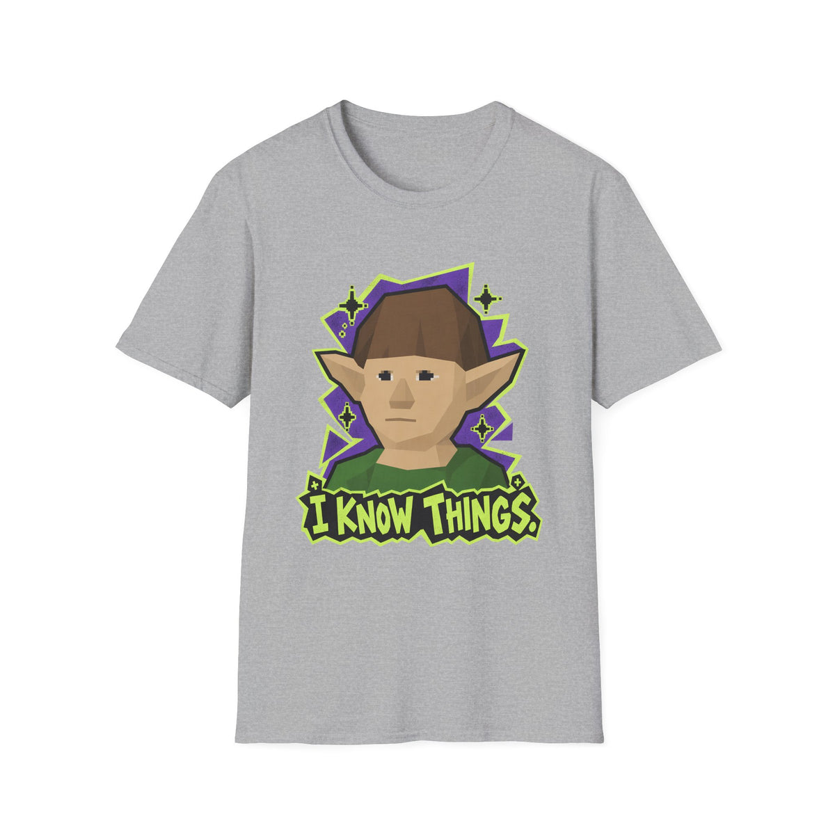 Gnome Child - "I know things" Runescape Inspired T-Shirt