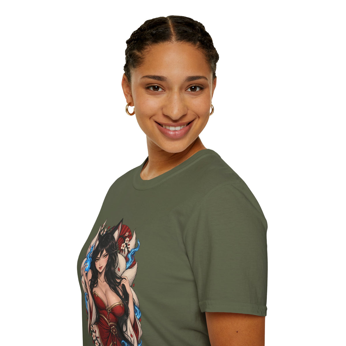 Ahri | League of Legends | Anime Pin Up Kitsune Girl T-Shirt