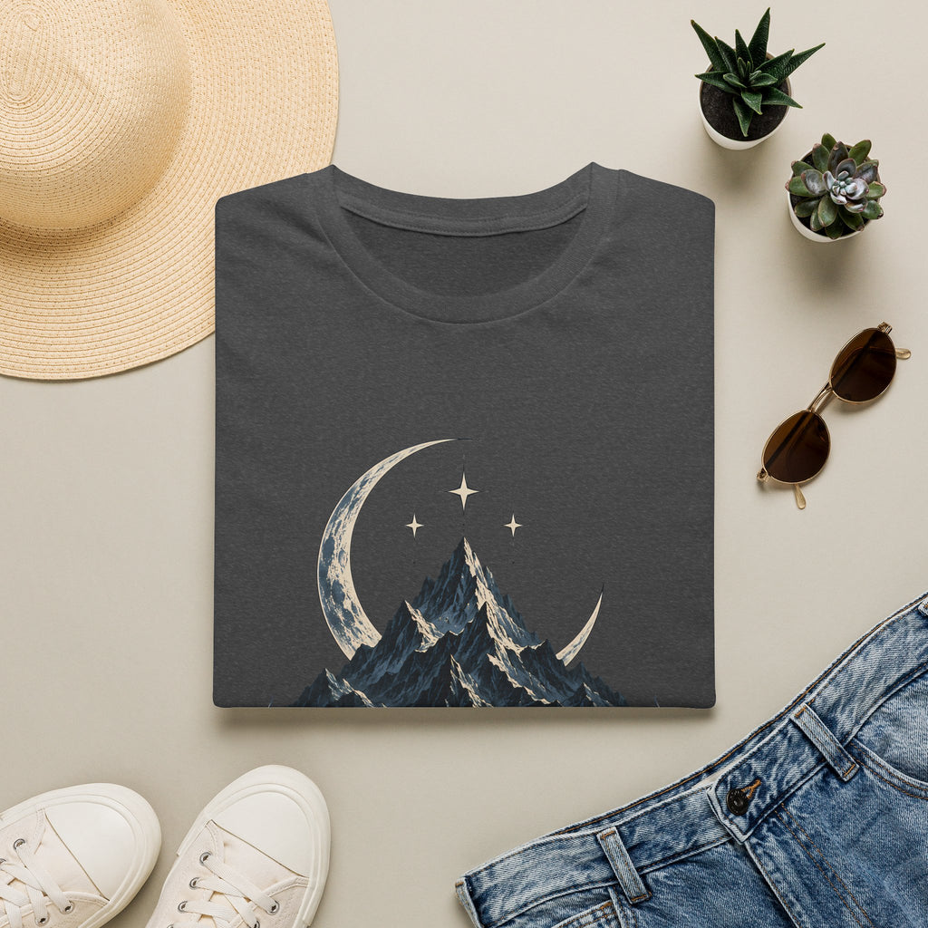 Night Court Mountain | ACOTAR Book Crescent Moon & Stars Graphic