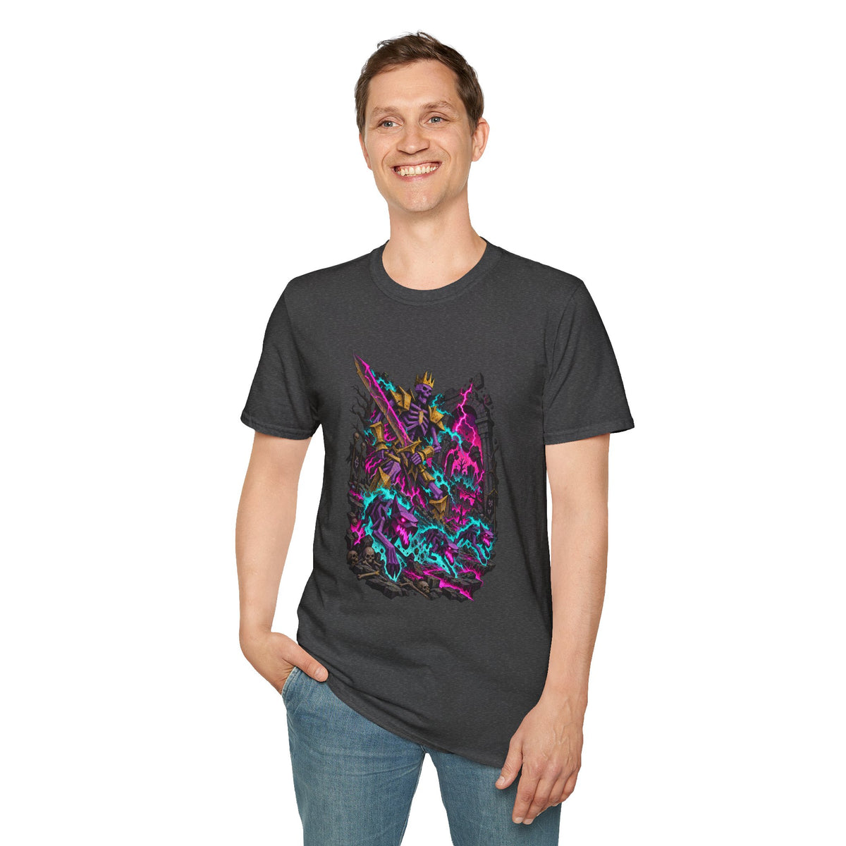 Skeleton Lich King | Final Boss | Gamer Shirt