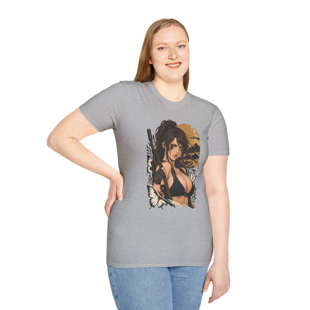 Quiet | Metal Gear | Anime Style Pin Up Gamer Girl T Shirt