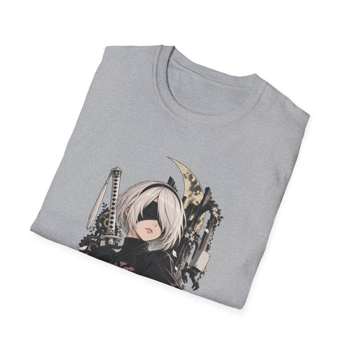 2B | Nier Automata | Anime Character Gothic T-Shirt