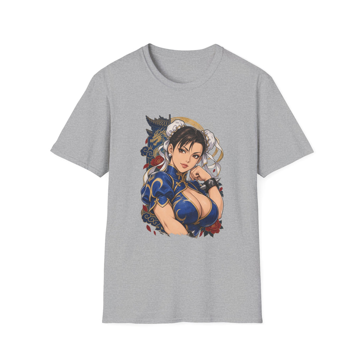 Chun-Li | Sexy Pin Up Girl | Gamer Anime Fighter T-Shirt