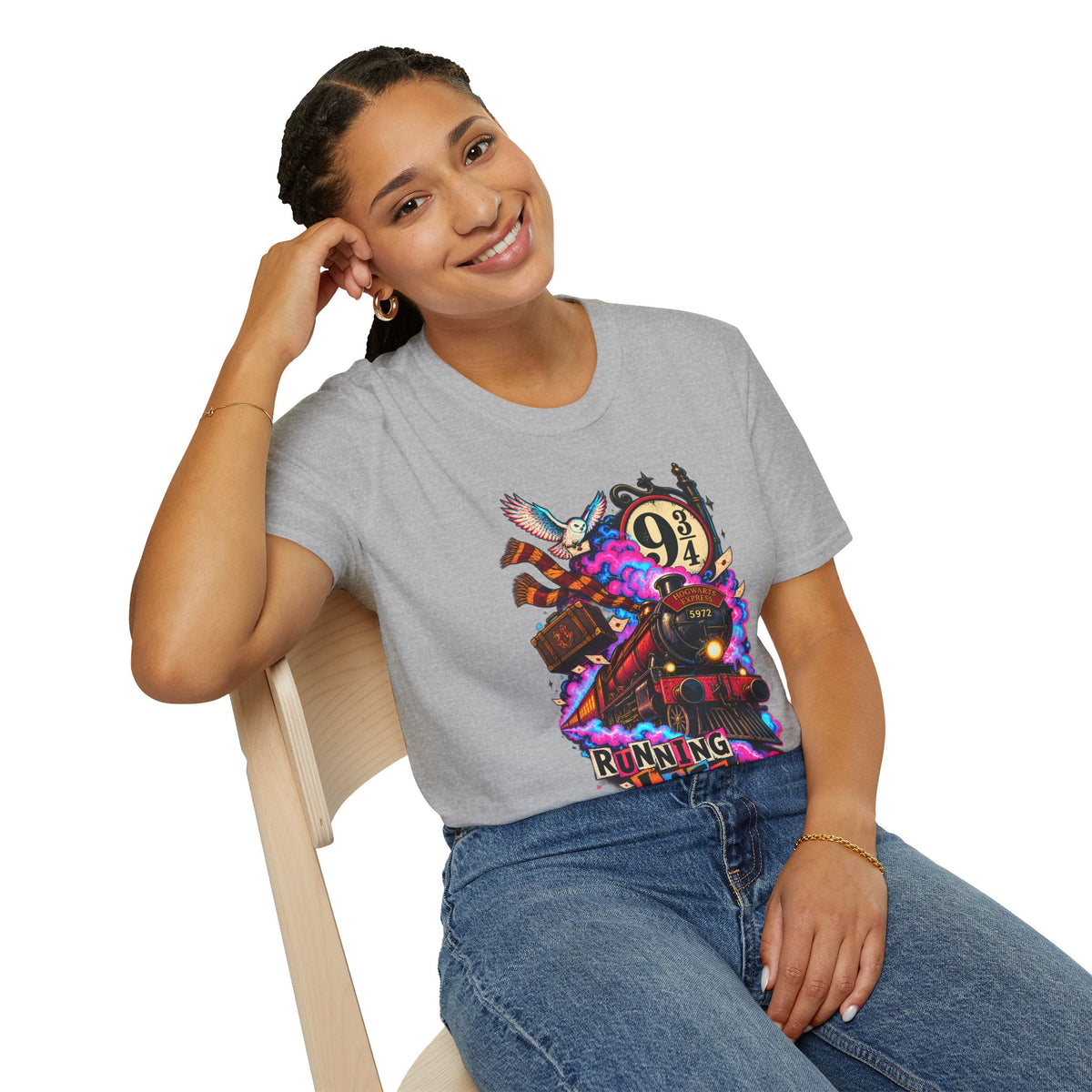 Running Late | Platform 9 and 3/4 | Harry Potter Graphic T-Shirt