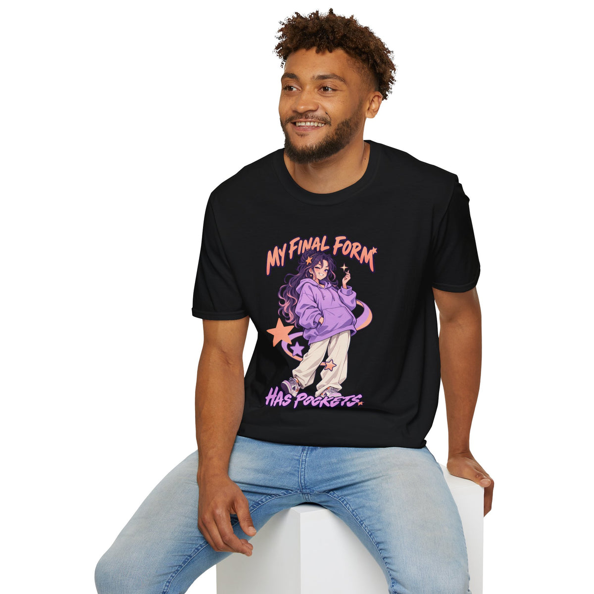 My Final Form Has Pockets | Cute Anime Girl Graphic Tee
