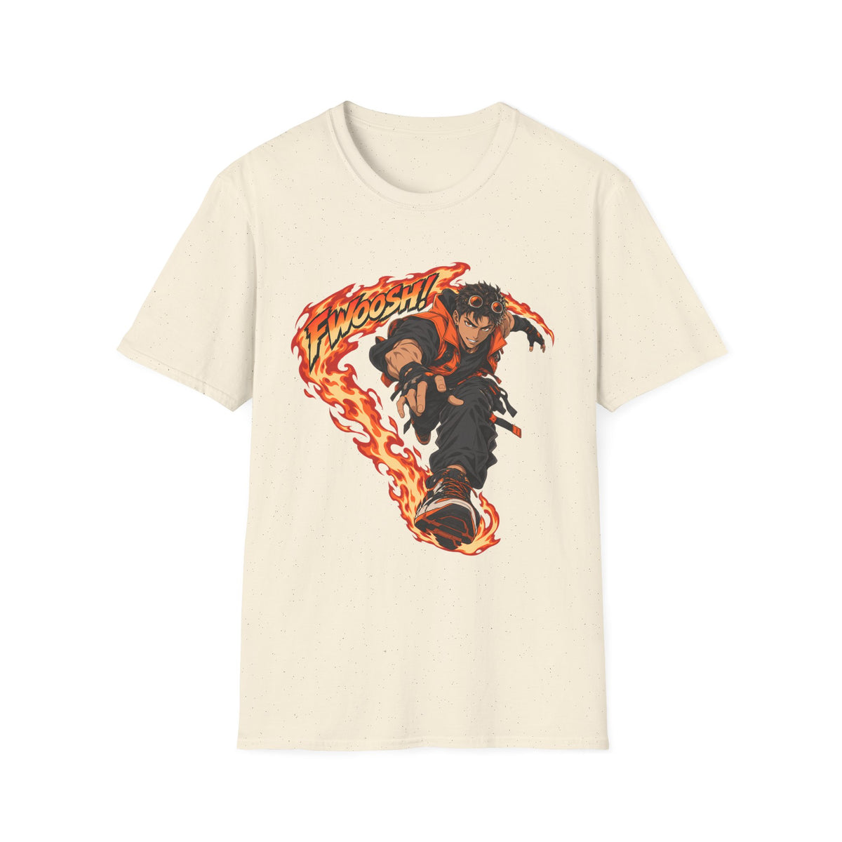 FWOOSH! | Fire Ninja | Japanese Anime Ninja Graphic Shirt