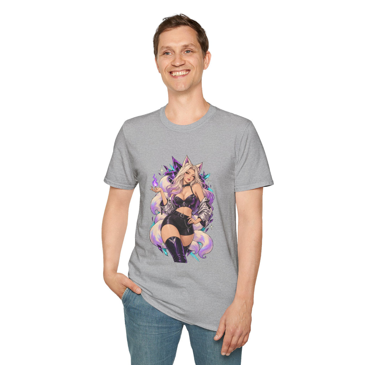 Ahri | League of Legends | Anime Fox Pin Up Girl T-Shirt