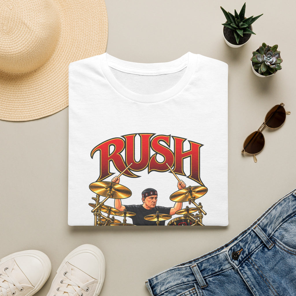 Rush | Neil Peart Drum Solo | Prog Rock Drummer Graphic T-Shirt