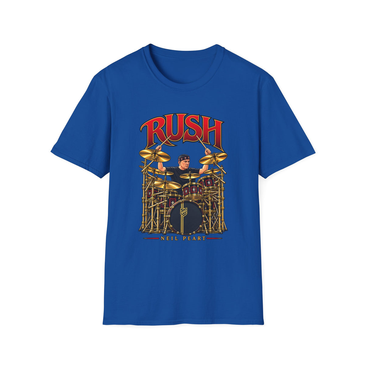 Rush | Neil Peart Drum Solo | Prog Rock Drummer Graphic T-Shirt