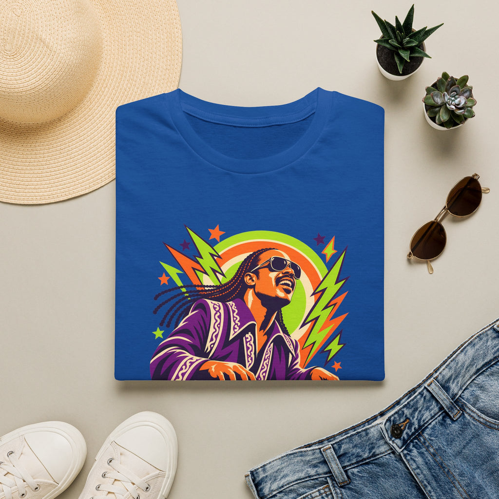 Retro Music Legend Stevie Wonder Graphic Tee