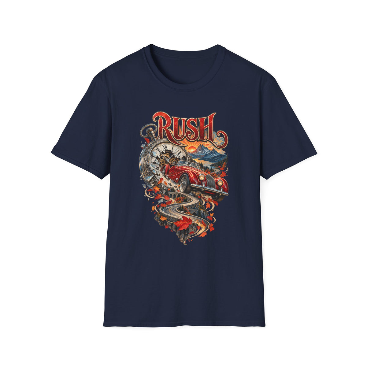 Rush | Prog Band | Red Barchetta | Graphic T-Shirt