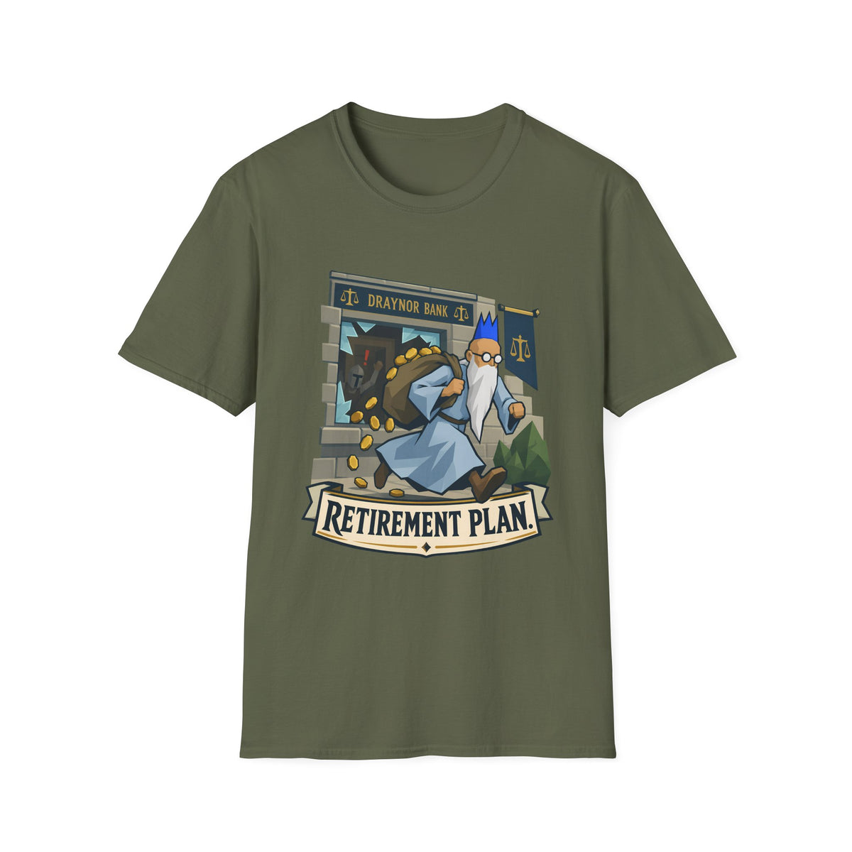 Retirement Plan Wise Old Man OSRS / Runescape T-Shirt