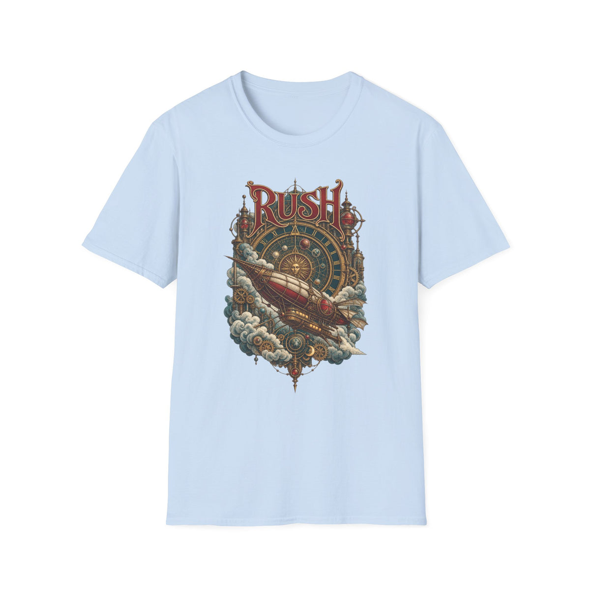 Rush | Clockwork Flight | Prog Band Airship T-Shirt