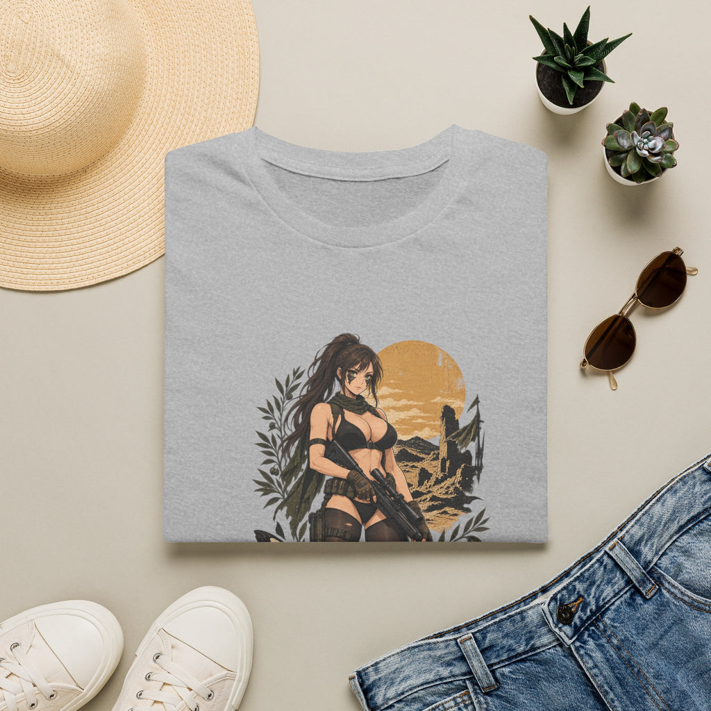 Quiet | Metal Gear | Sexy Sniper Pin up Fantasy Warrior Woman T-Shirt