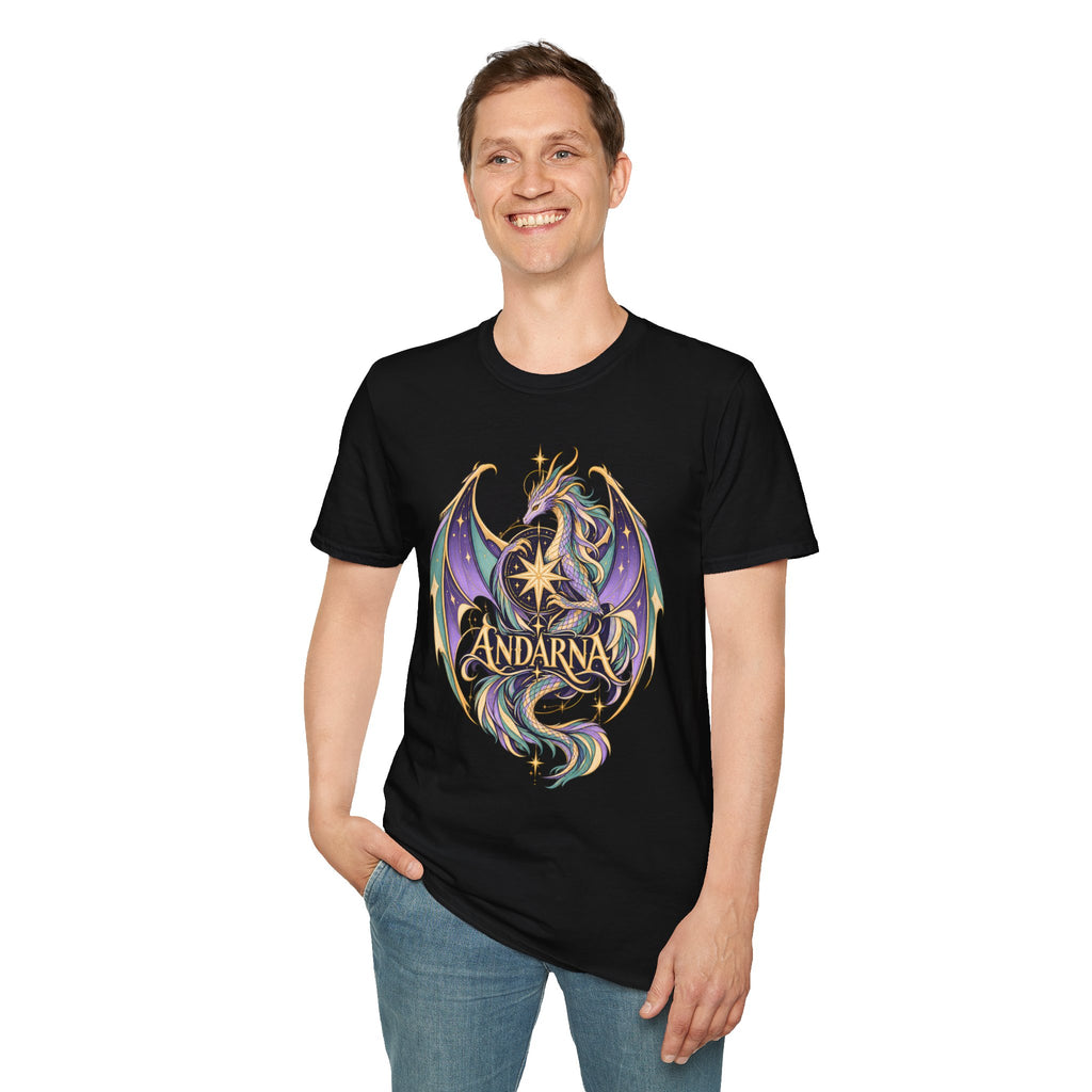 Andarna | Onyx Storm Dragon Graphic T-Shirt | Book Inspired