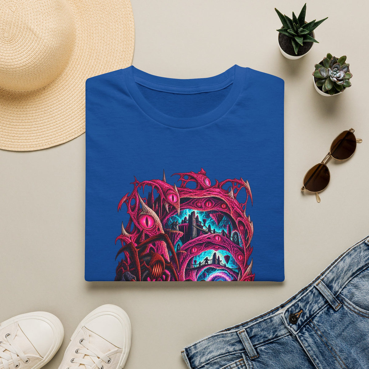 Abyssal Runecrafting | OSRS | Runescape | Psychedelic Portal Graphic T-Shirt